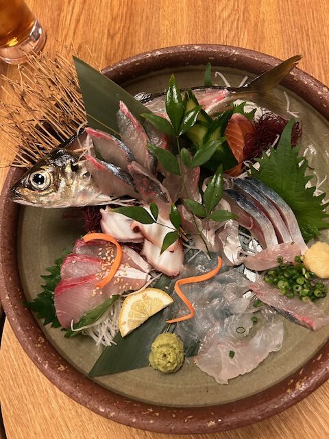 先日の会のひとコマ（料理）